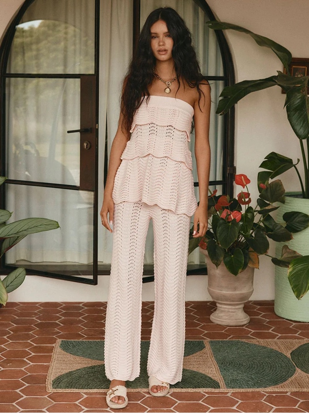Sabo Skirt Set - Pink